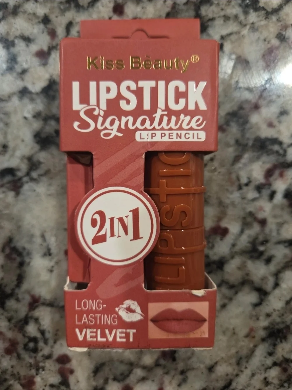 2-in-1 Lipstick Signature Lip Pencil - Orange